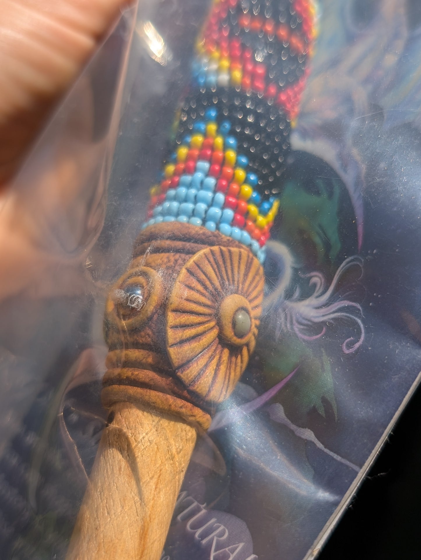 Dragon Shipibo Tepi - Bone