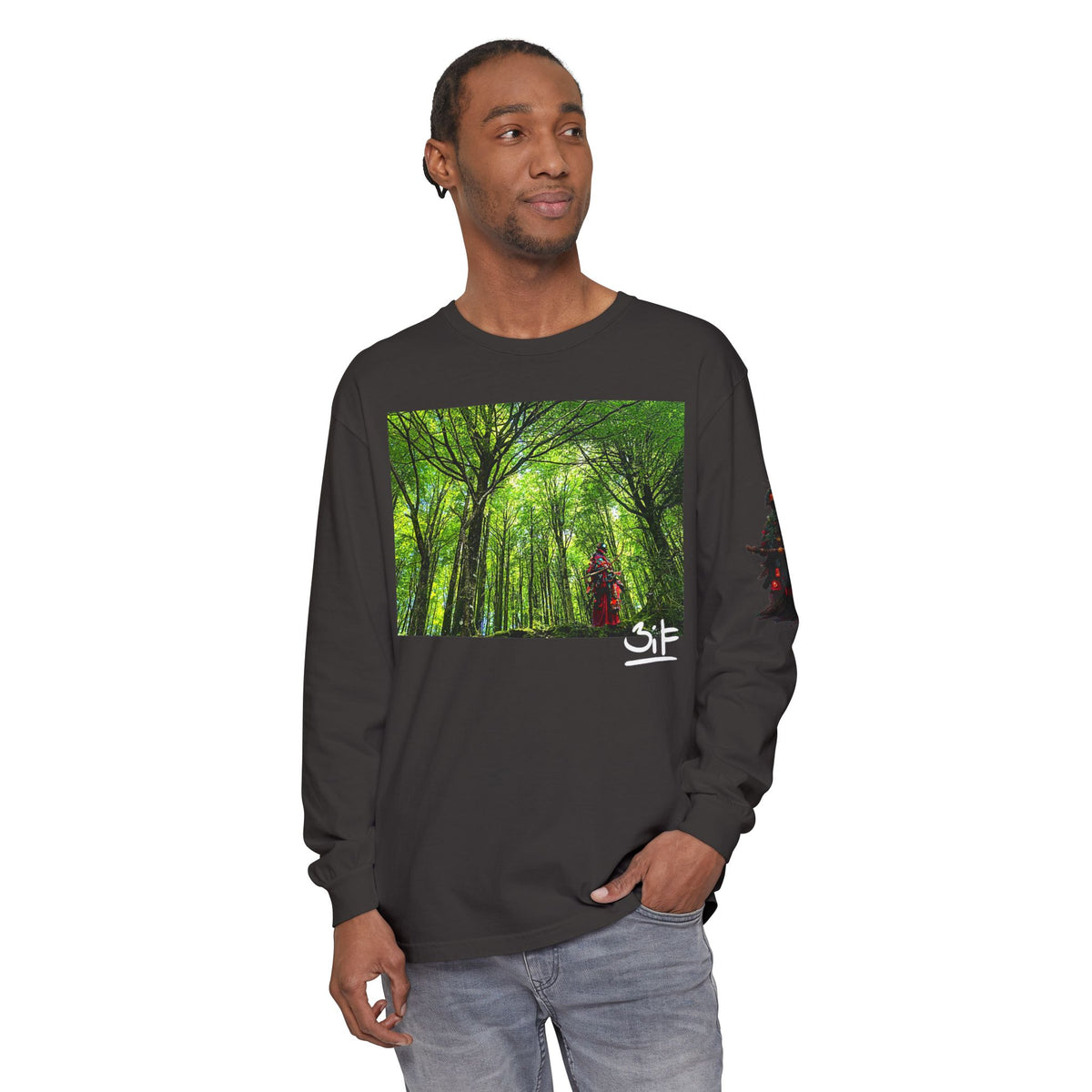 Unisex Garment-dyed Long Sleeve T-Shirt