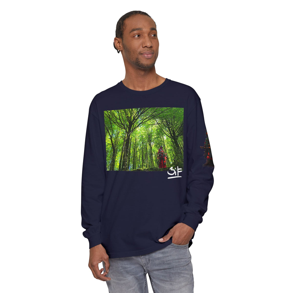 Unisex Garment-dyed Long Sleeve T-Shirt