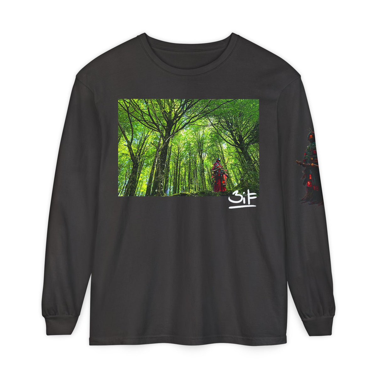 Unisex Garment-dyed Long Sleeve T-Shirt