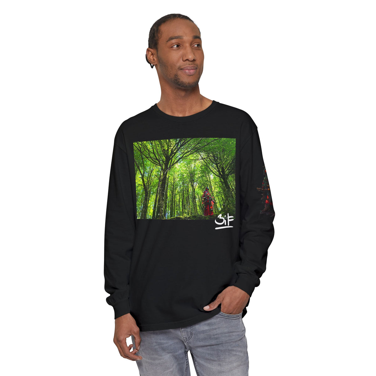 Unisex Garment-dyed Long Sleeve T-Shirt