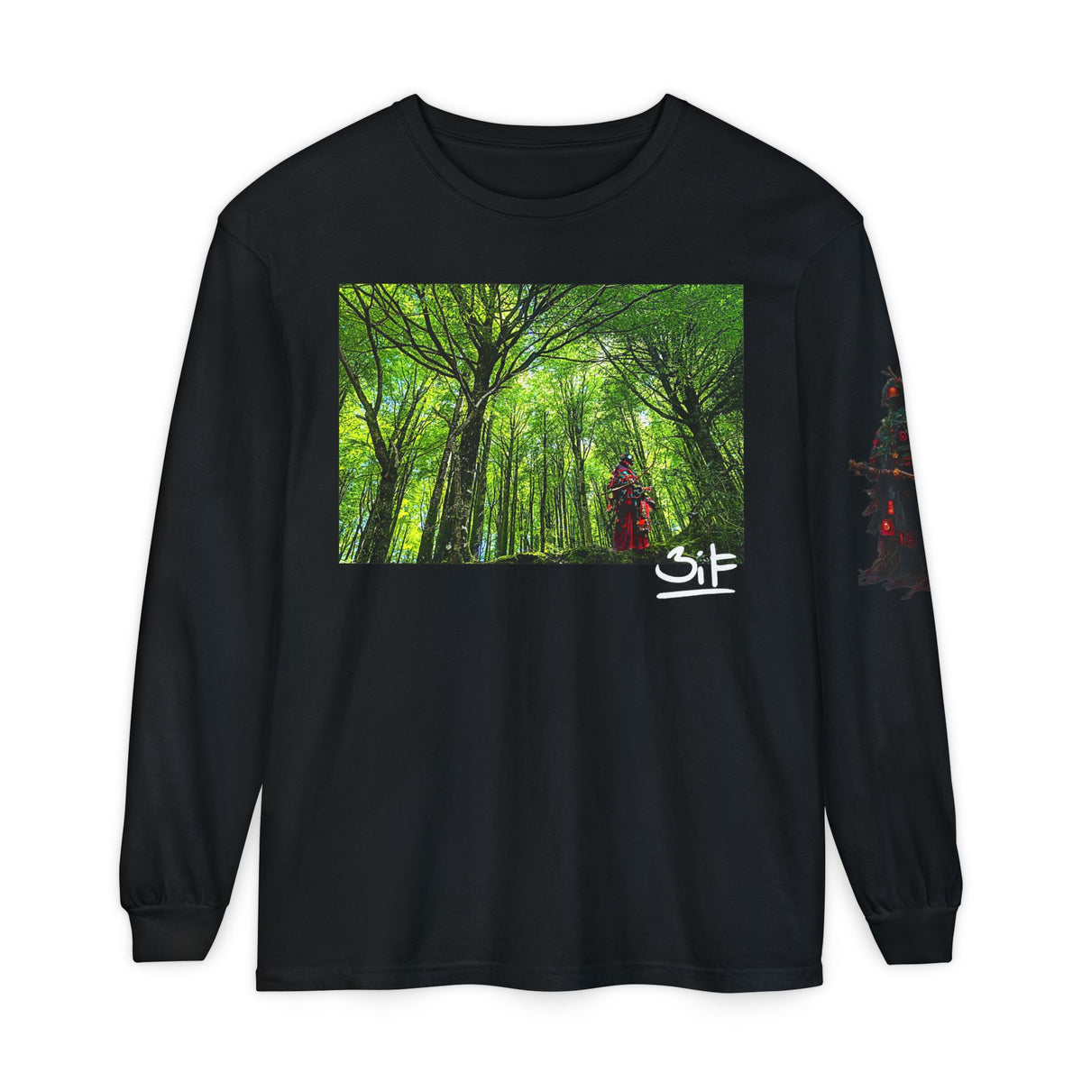Unisex Garment-dyed Long Sleeve T-Shirt