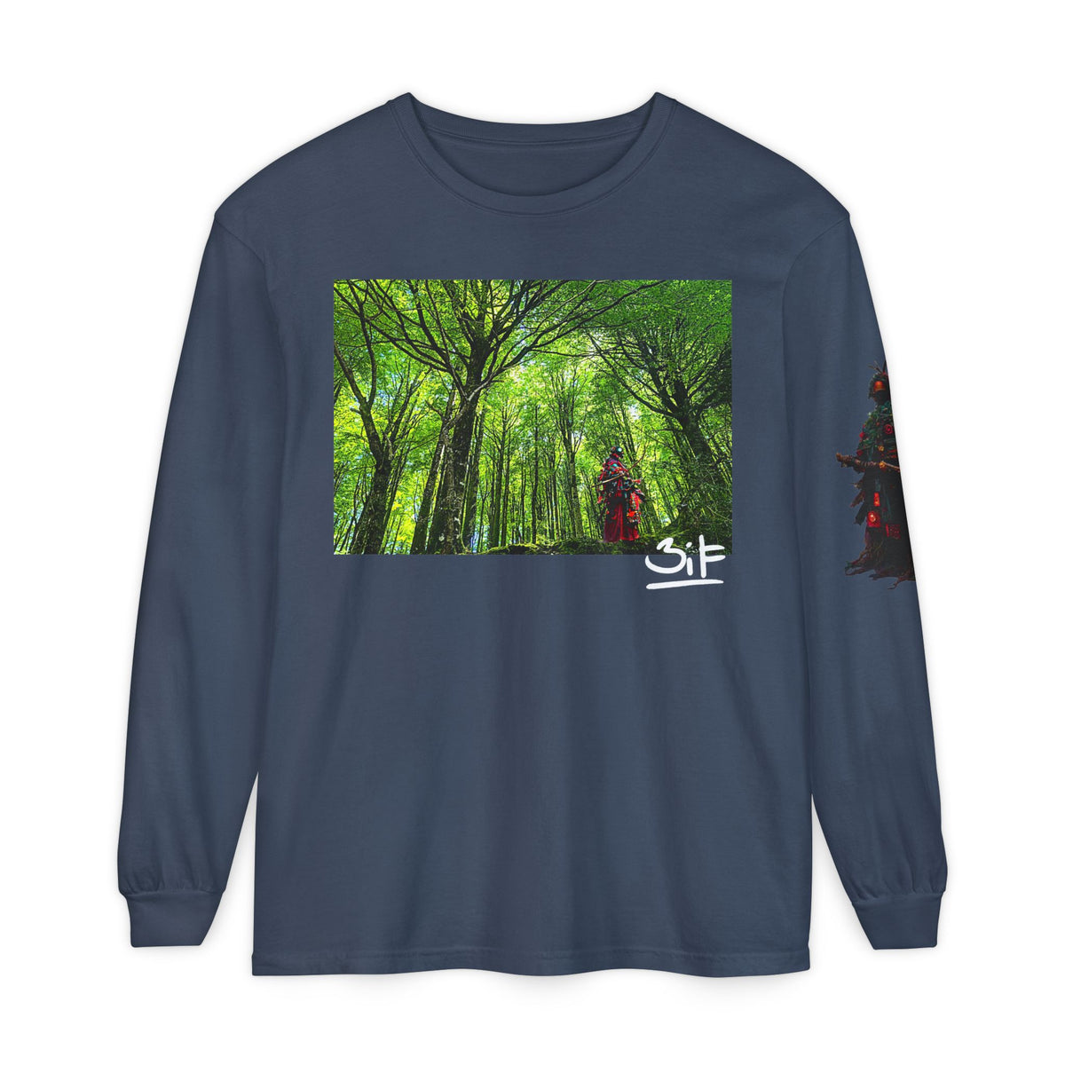 Unisex Garment-dyed Long Sleeve T-Shirt