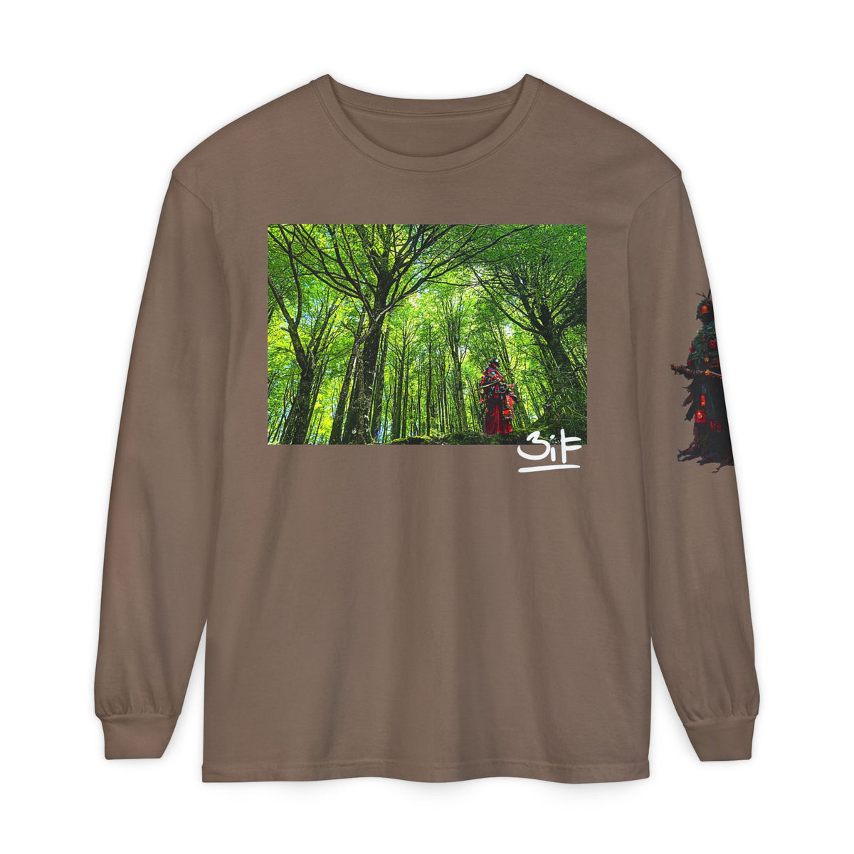Unisex Garment-dyed Long Sleeve T-Shirt