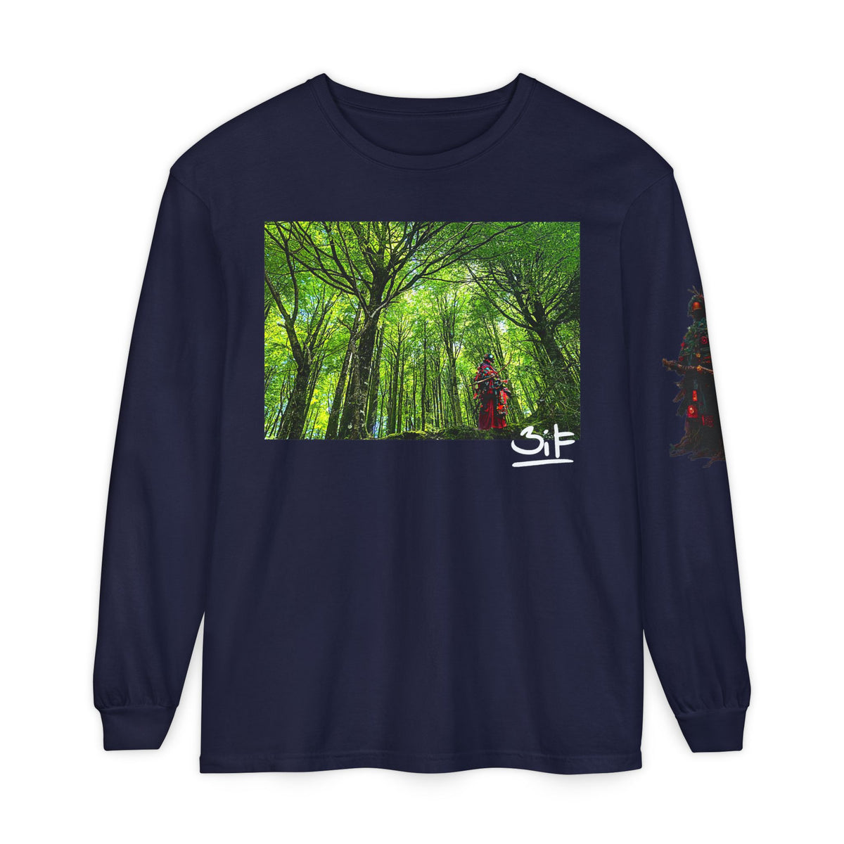 Unisex Garment-dyed Long Sleeve T-Shirt