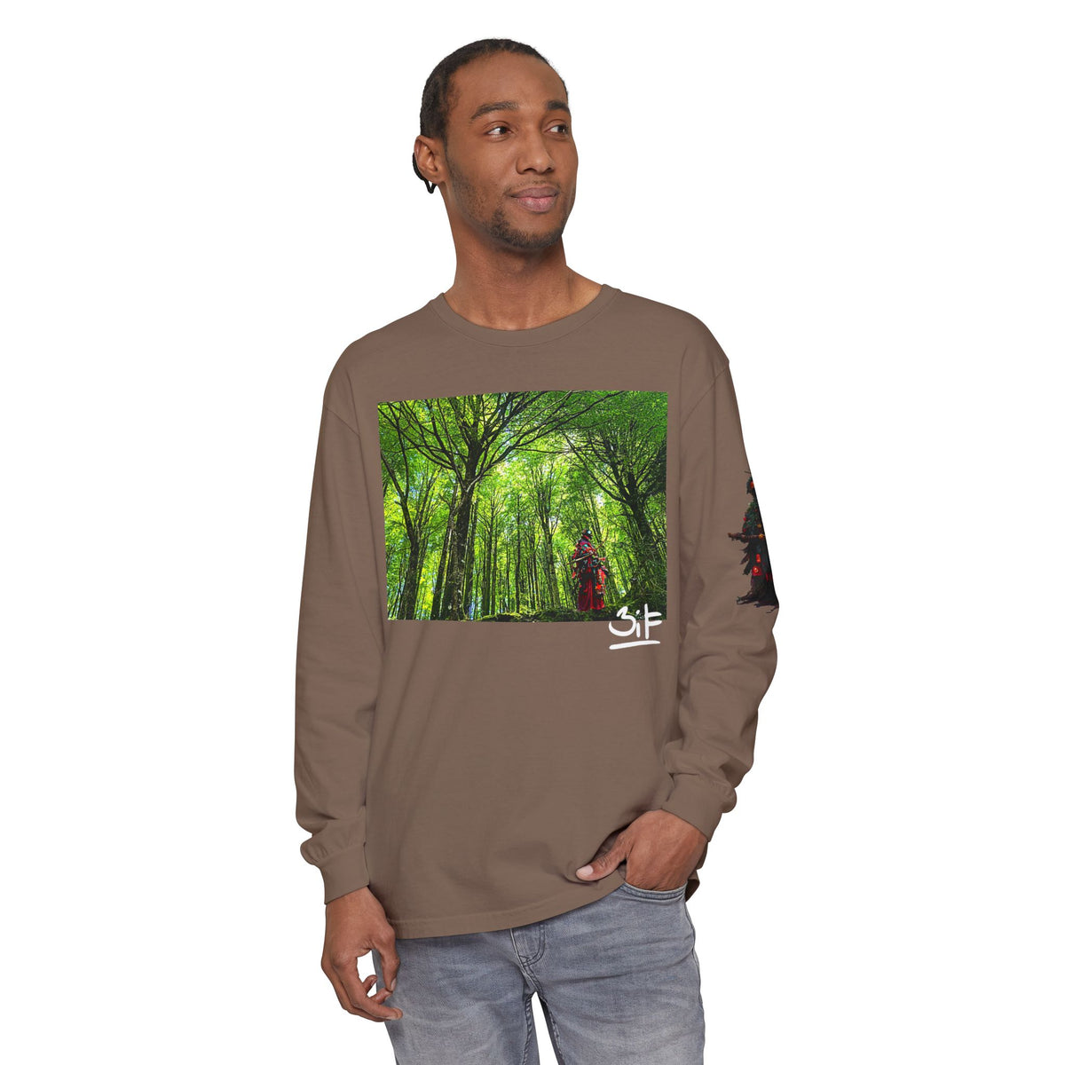 Unisex Garment-dyed Long Sleeve T-Shirt