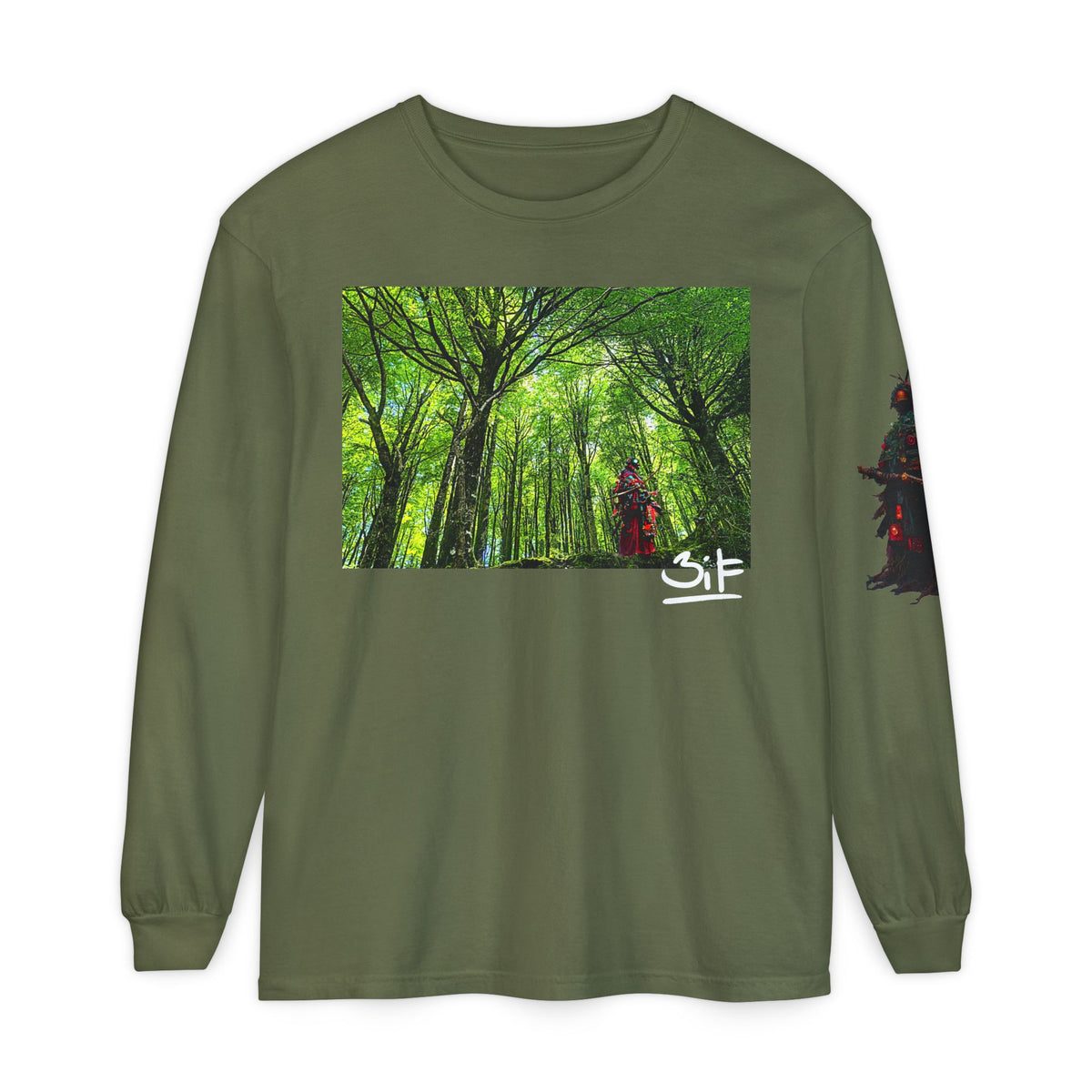 Unisex Garment-dyed Long Sleeve T-Shirt