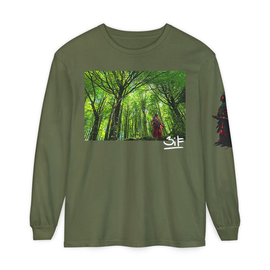 Unisex Garment-dyed Long Sleeve T-Shirt