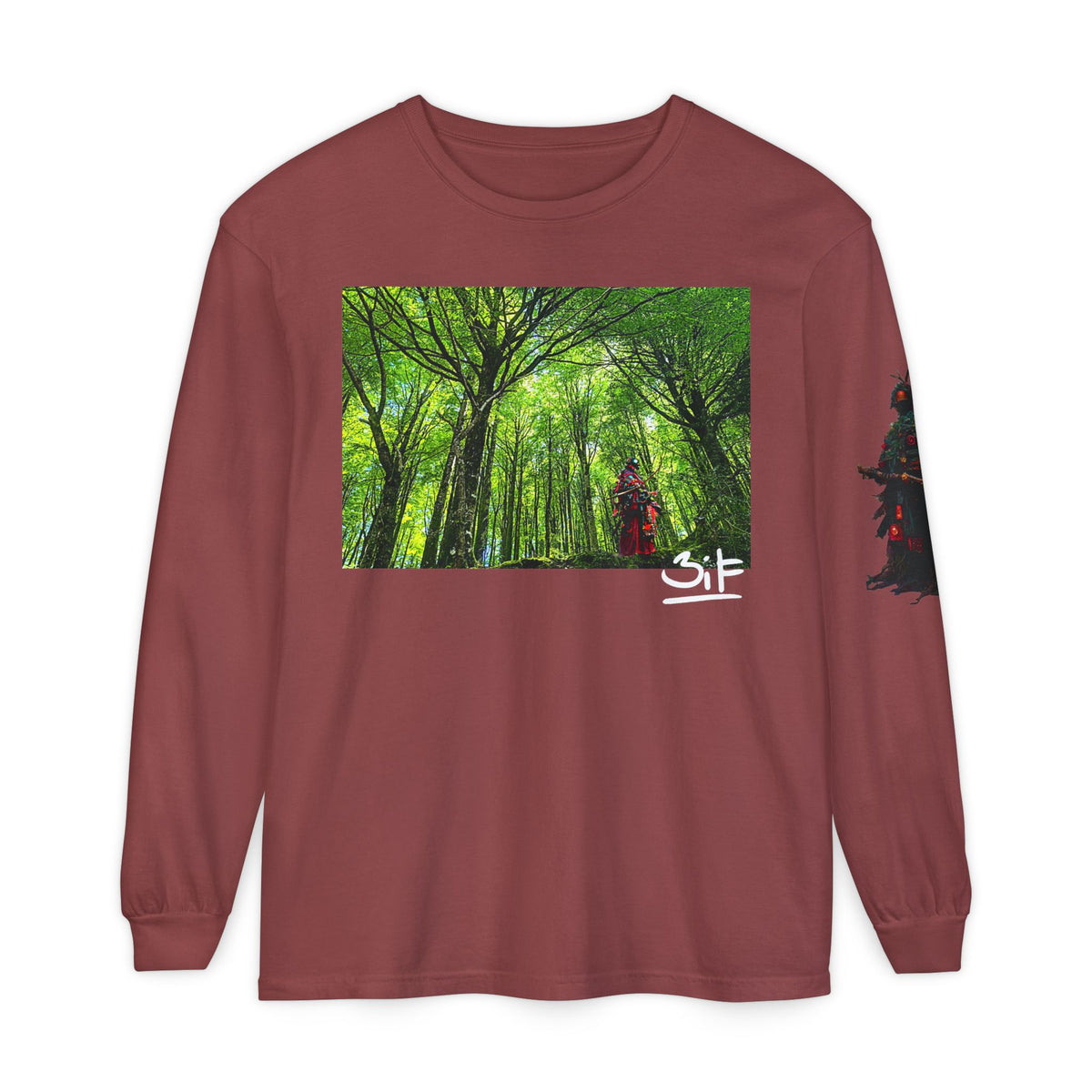 Unisex Garment-dyed Long Sleeve T-Shirt
