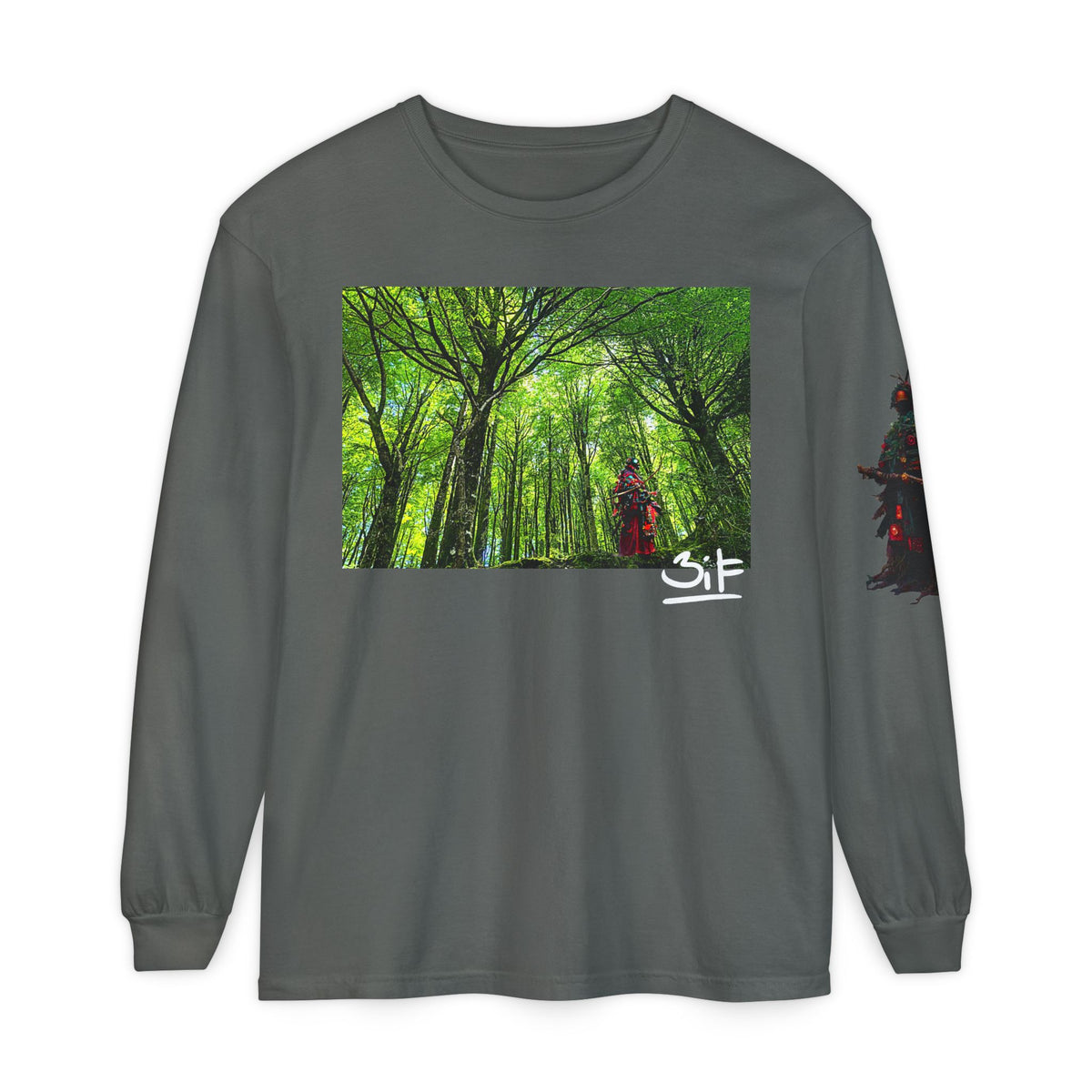 Unisex Garment-dyed Long Sleeve T-Shirt