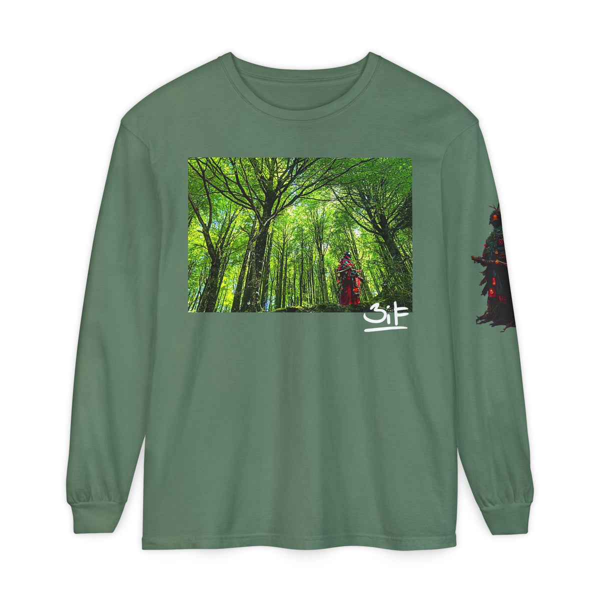 Unisex Garment-dyed Long Sleeve T-Shirt