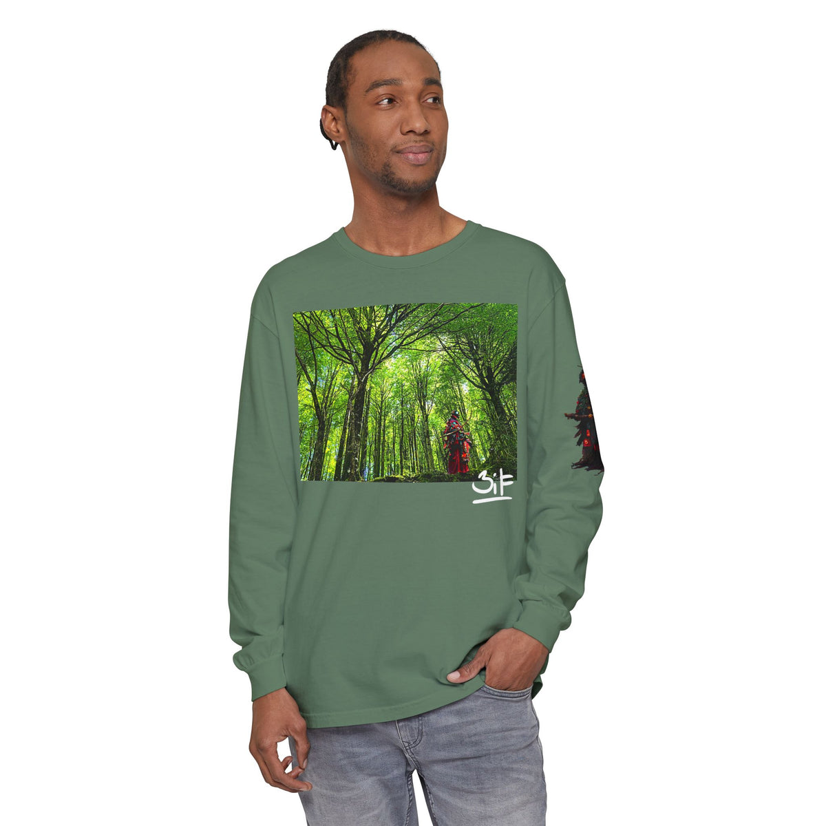 Unisex Garment-dyed Long Sleeve T-Shirt