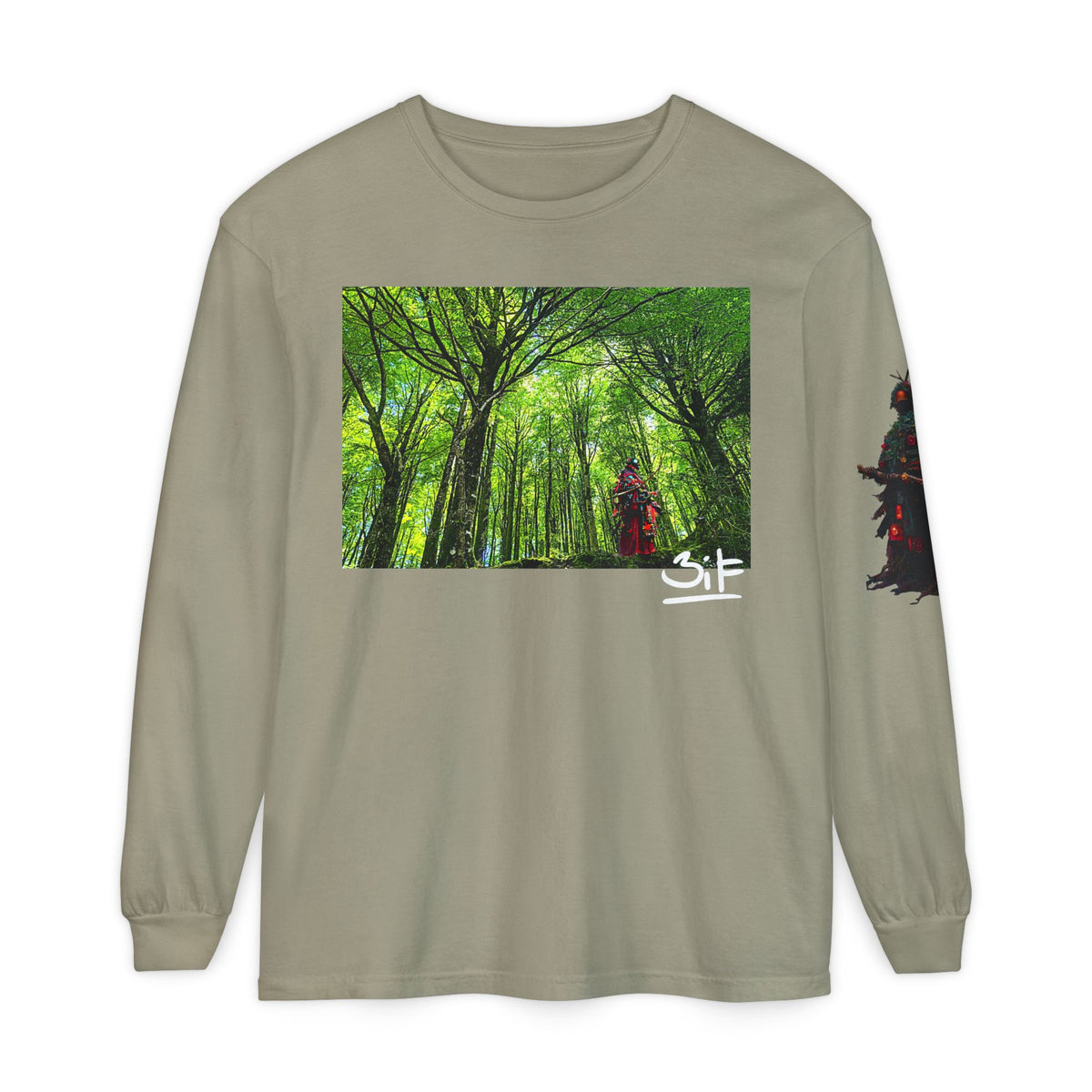 Unisex Garment-dyed Long Sleeve T-Shirt