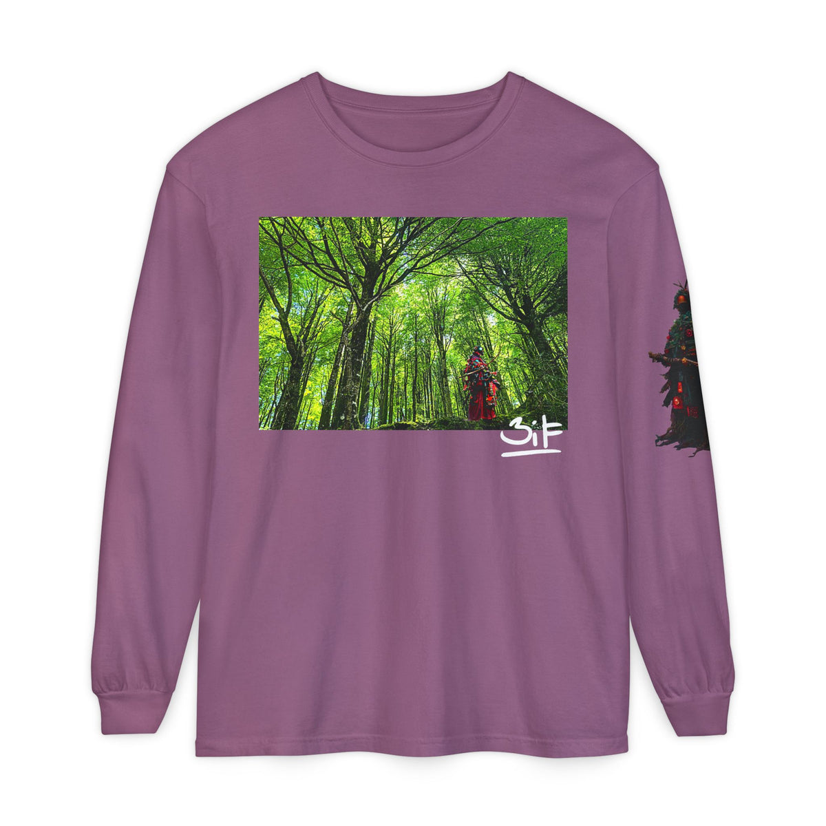 Unisex Garment-dyed Long Sleeve T-Shirt