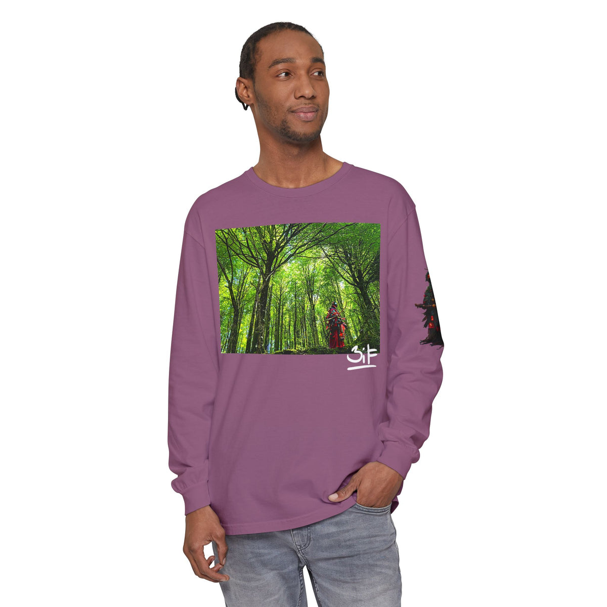 Unisex Garment-dyed Long Sleeve T-Shirt