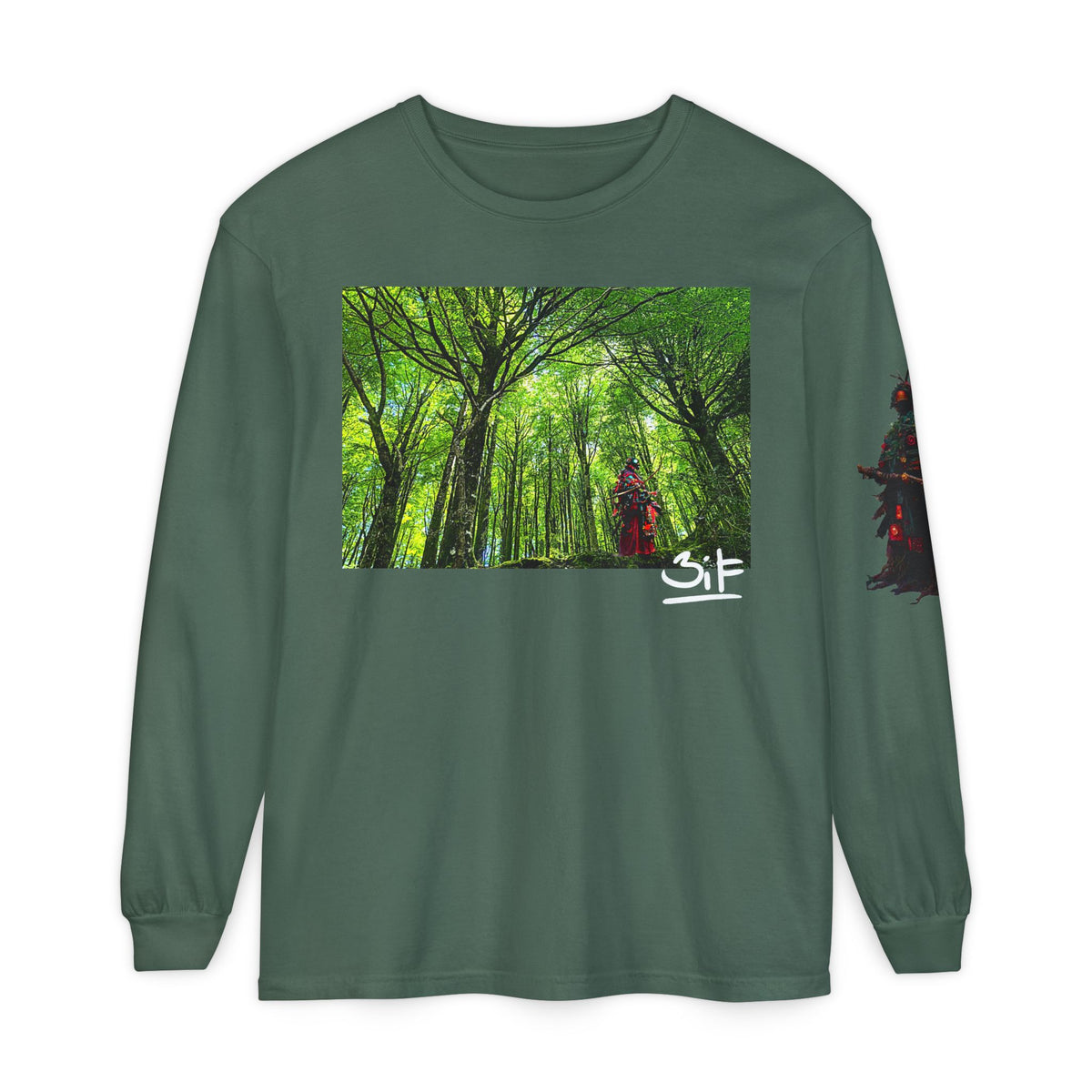 Unisex Garment-dyed Long Sleeve T-Shirt